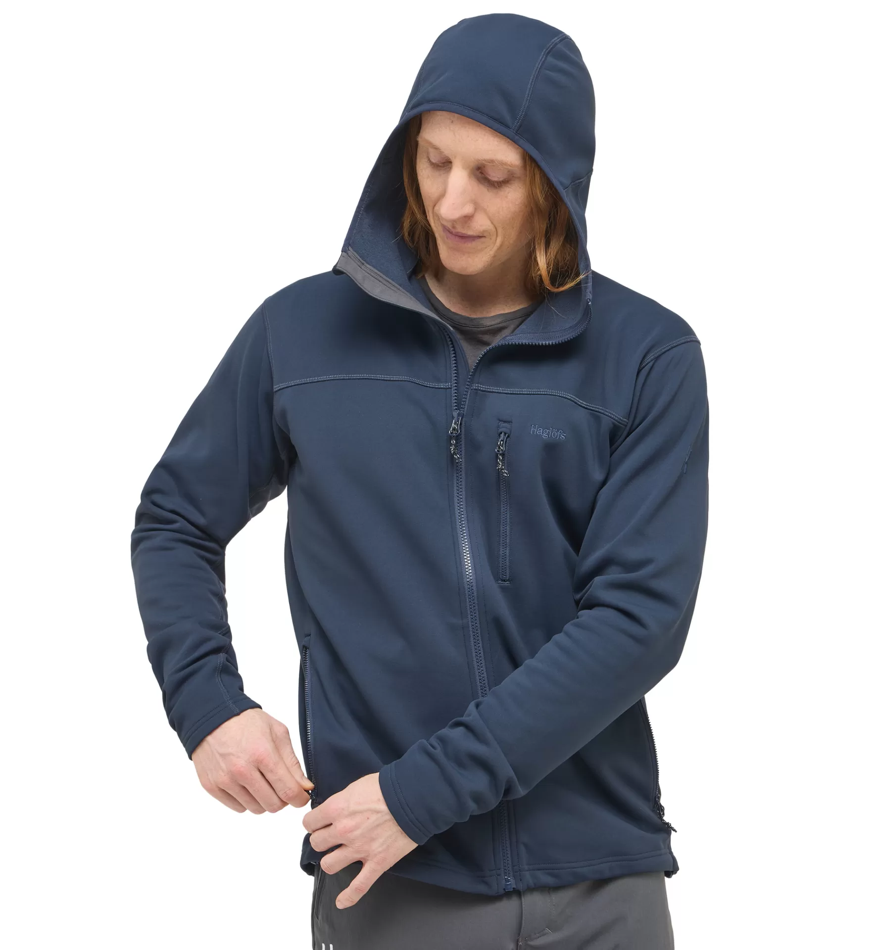 Sale Haglöfs Rosson Mid Hood Men Tarn Blue