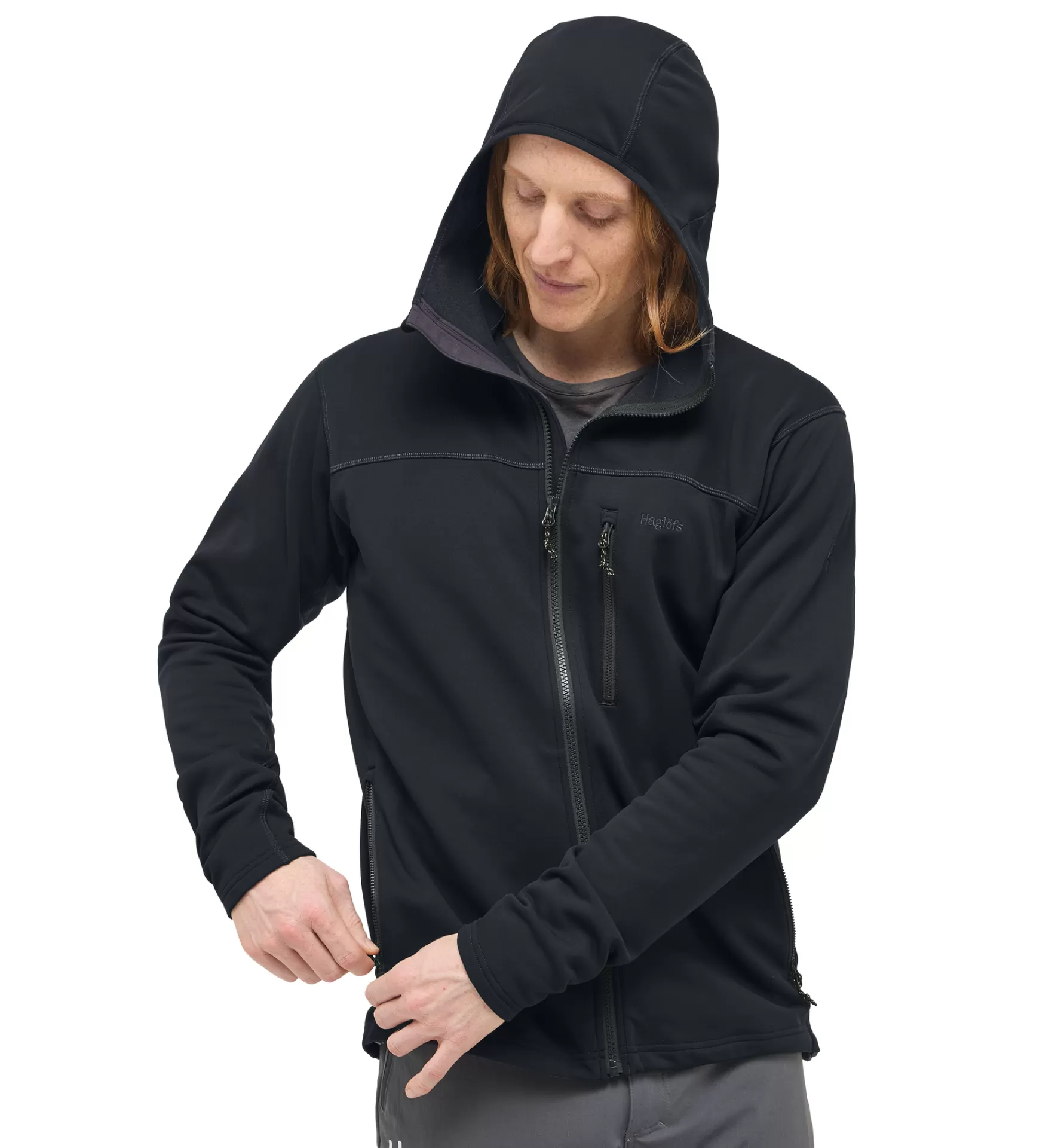 New Haglöfs Rosson Mid Hood Men True Black