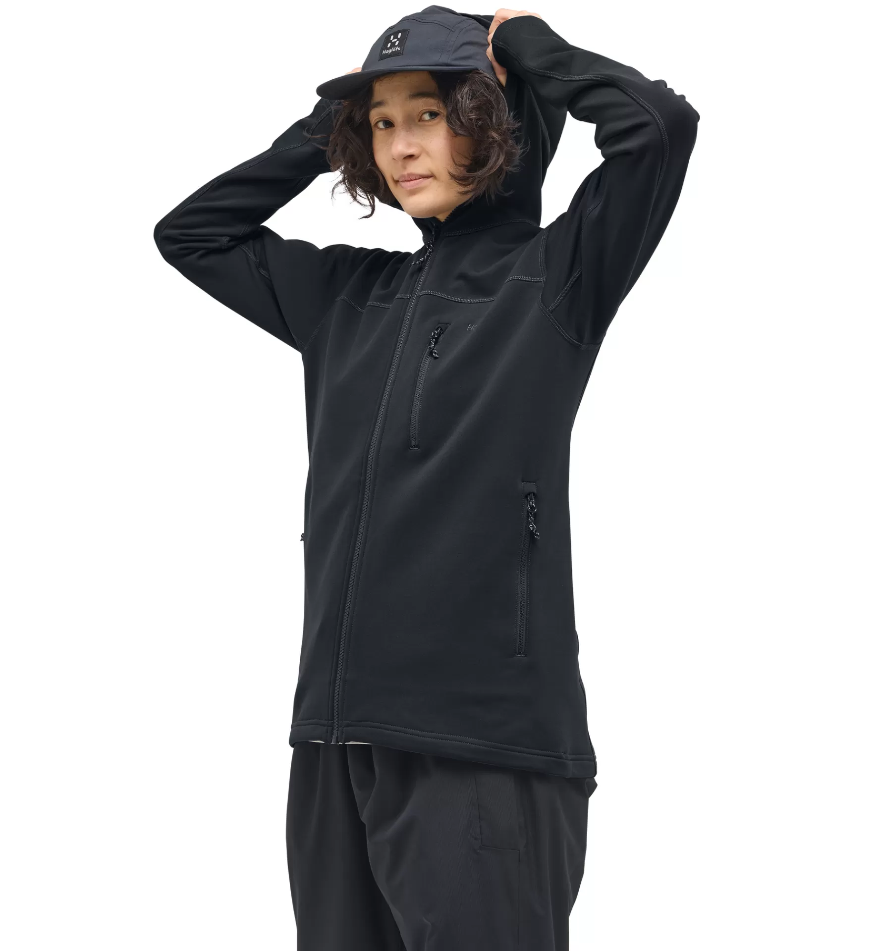 Sale Haglöfs Rosson Mid Hood Women True Black