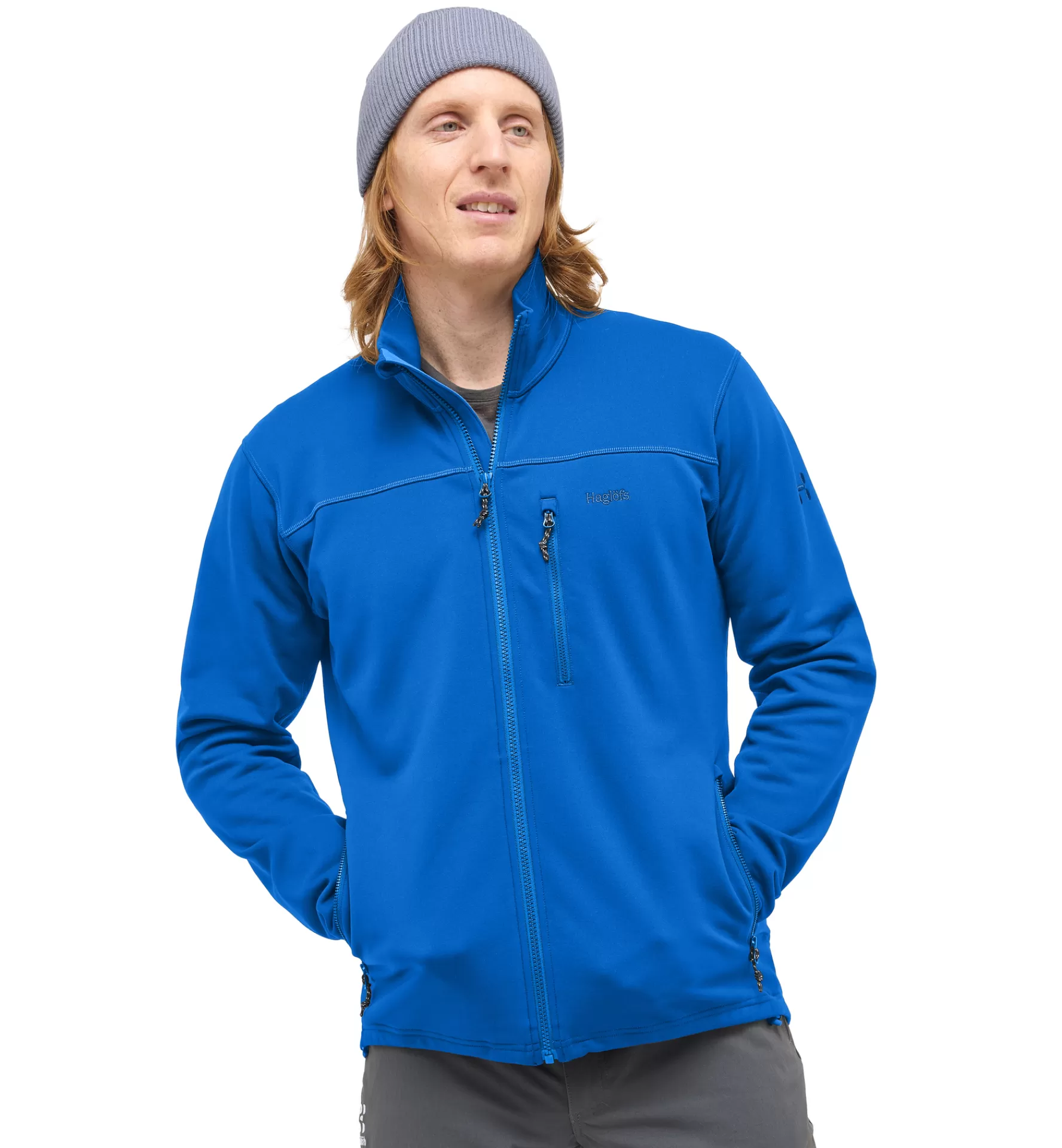 Clearance Haglöfs Rosson Mid Jacket Men Electric Blue