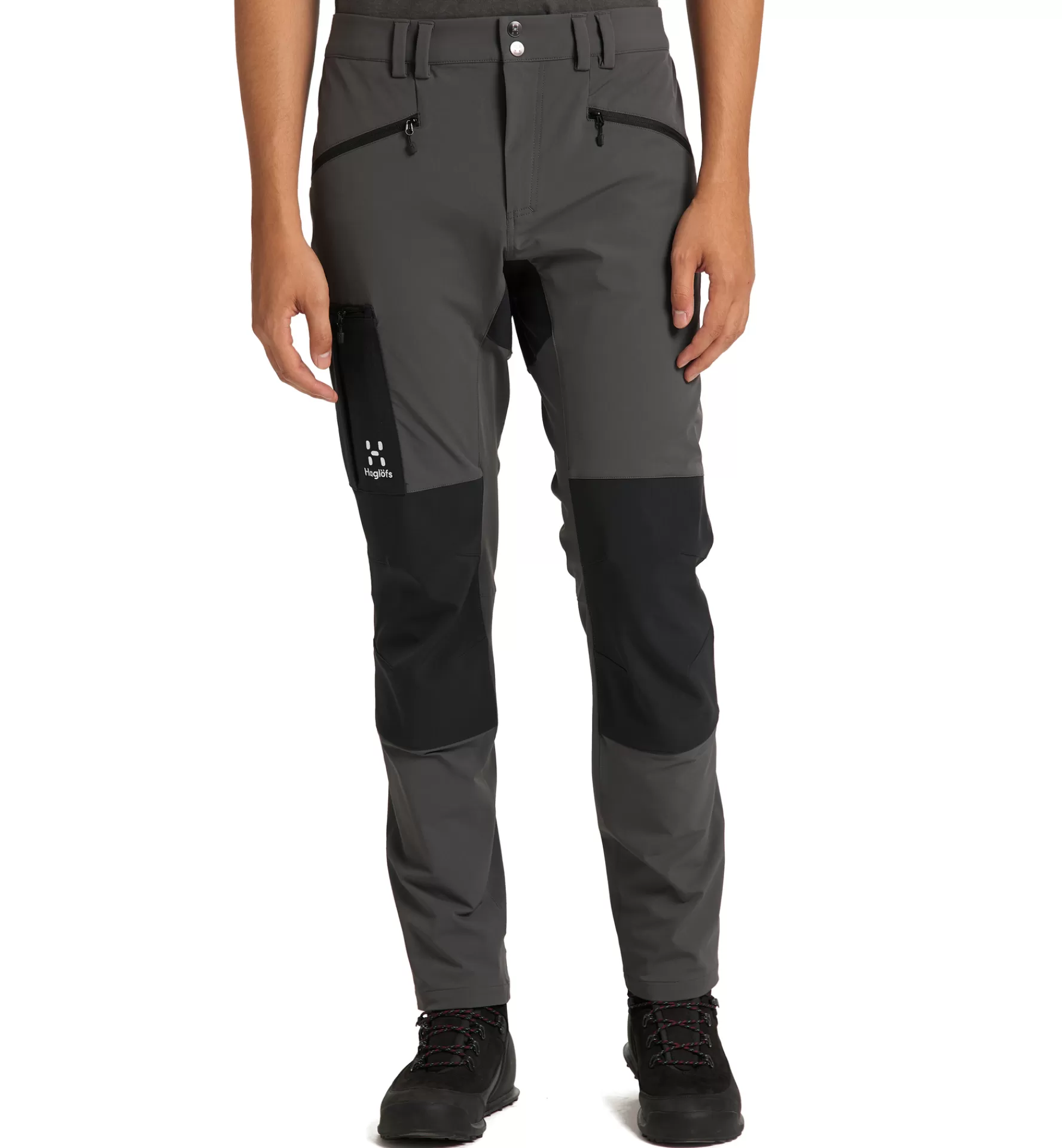 Cheap Haglöfs Rugged Slim Pant Men Magnetite/True black