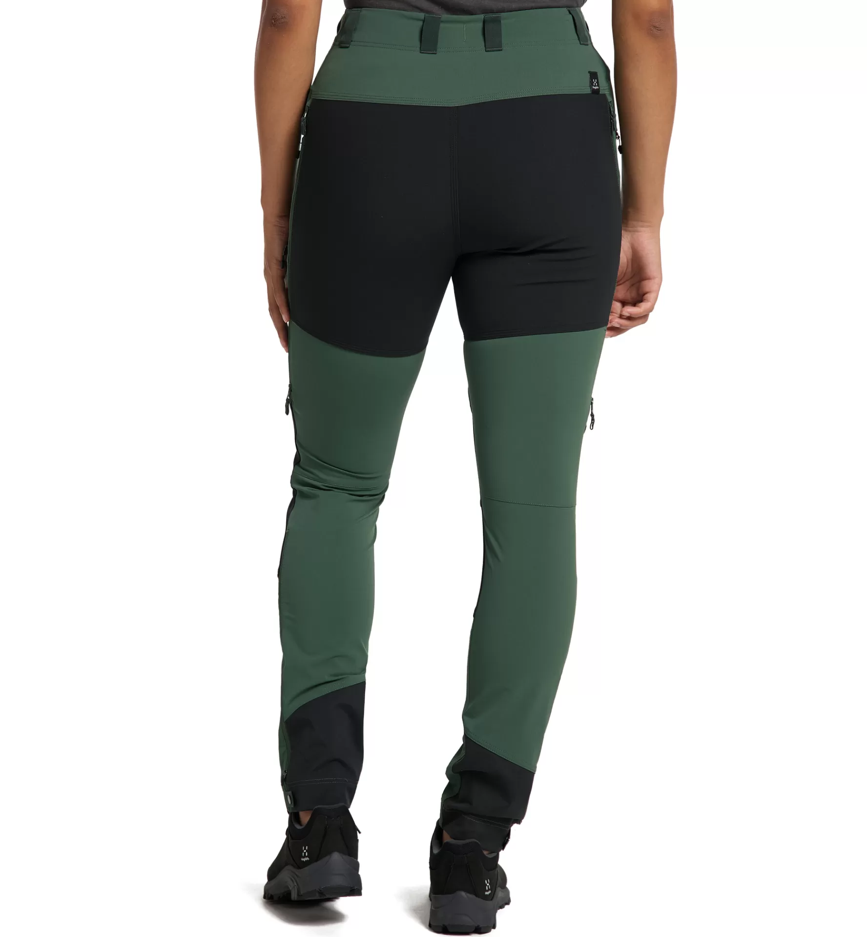 Clearance Haglöfs Rugged Slim Pant Women Fjell green/True black