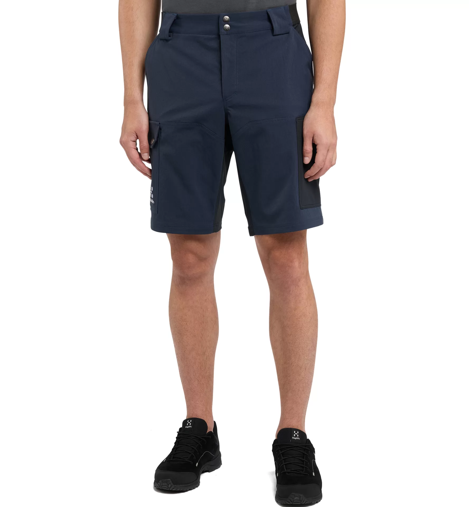 Clearance Haglöfs Rugged Standard Shorts Men Tarn blue/True black