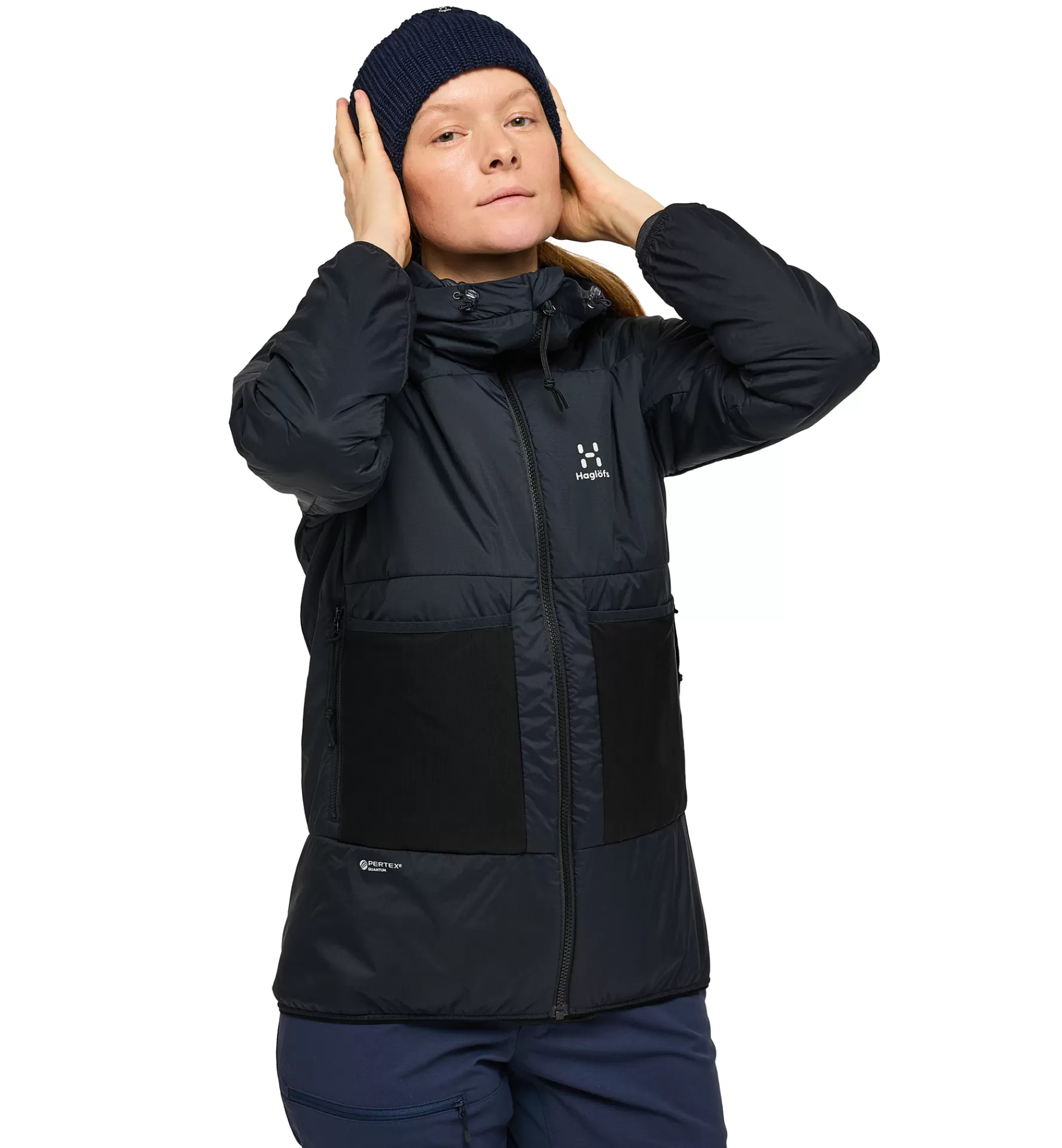 Outlet Haglöfs Spitz Mimic Hood Women True Black