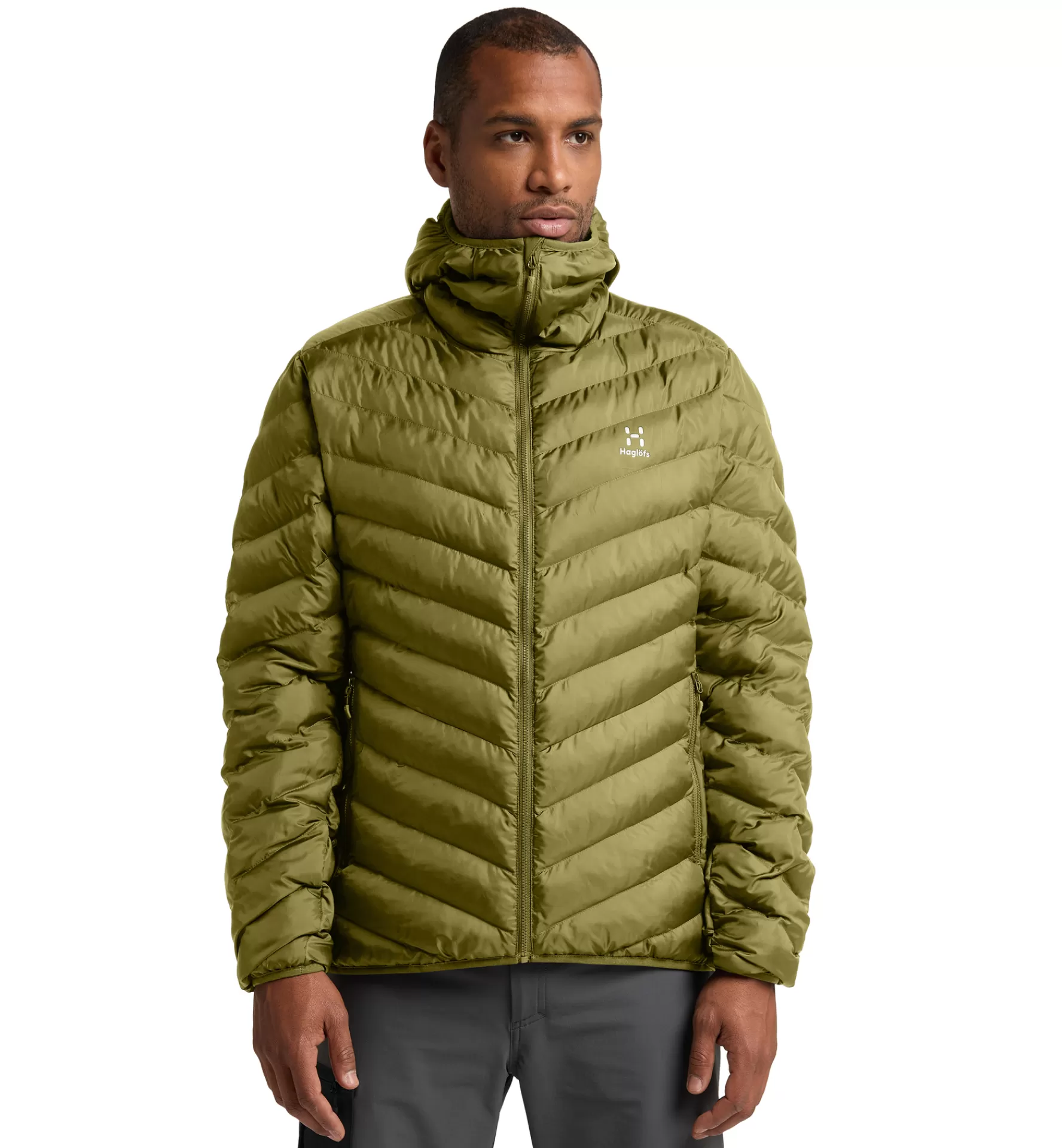 Fashion Haglöfs Särna Mimic Hood Men Olive Green