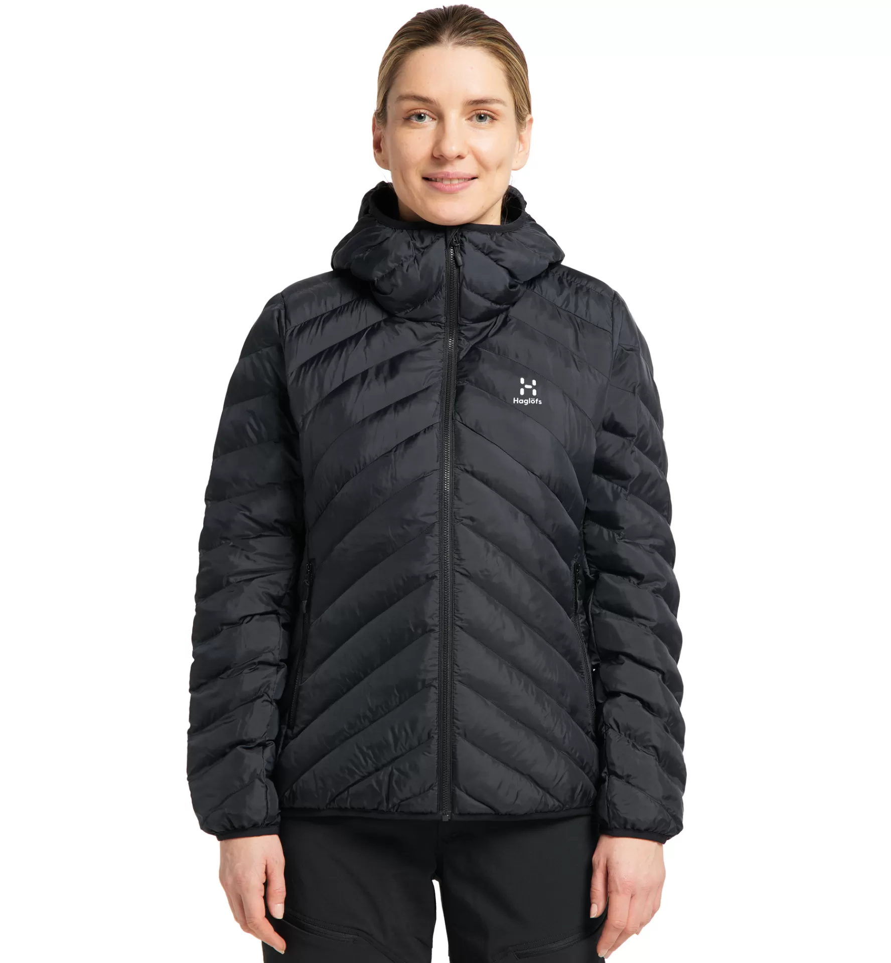 Cheap Haglöfs Särna Mimic Hood Women True Black