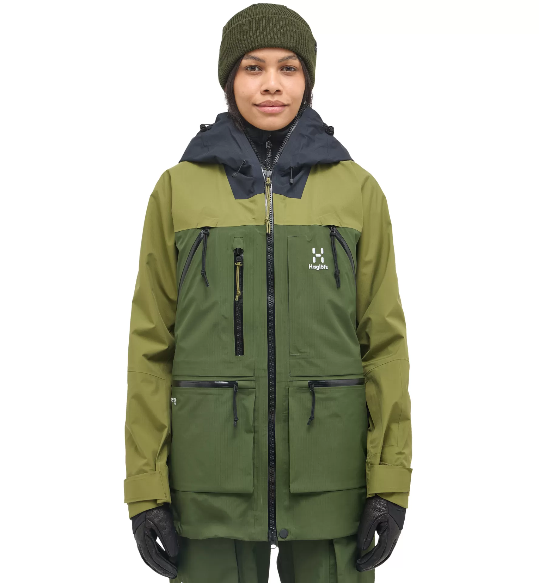 Cheap Haglöfs Vassi GTX Pro Jacket Women Seaweed green/Olive green