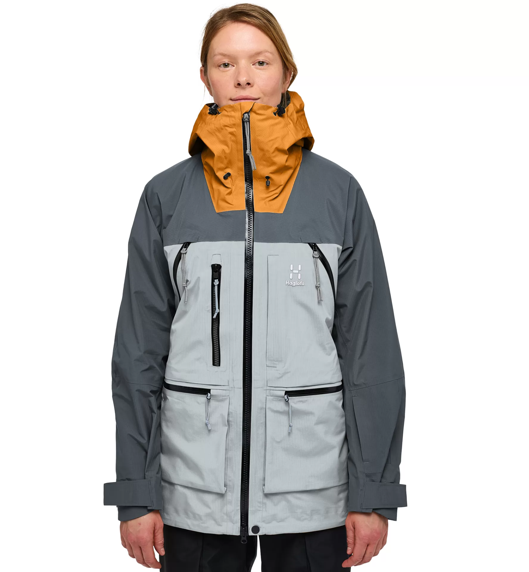 Store Haglöfs Vassi GTX Pro Jacket Women Steel Blue/Stone Grey