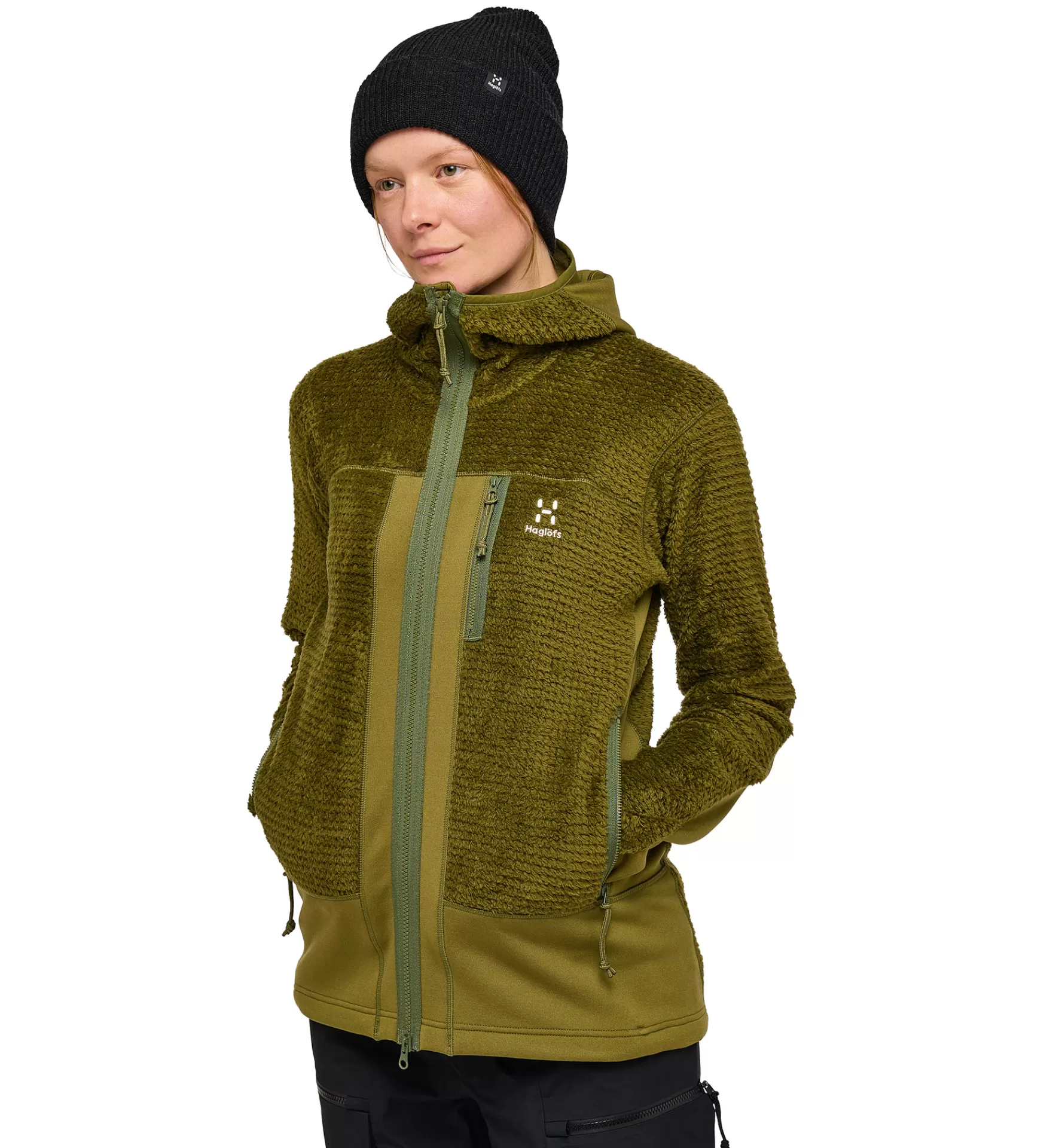 Hot Haglöfs Vassi Mid Hood Women Olive Green