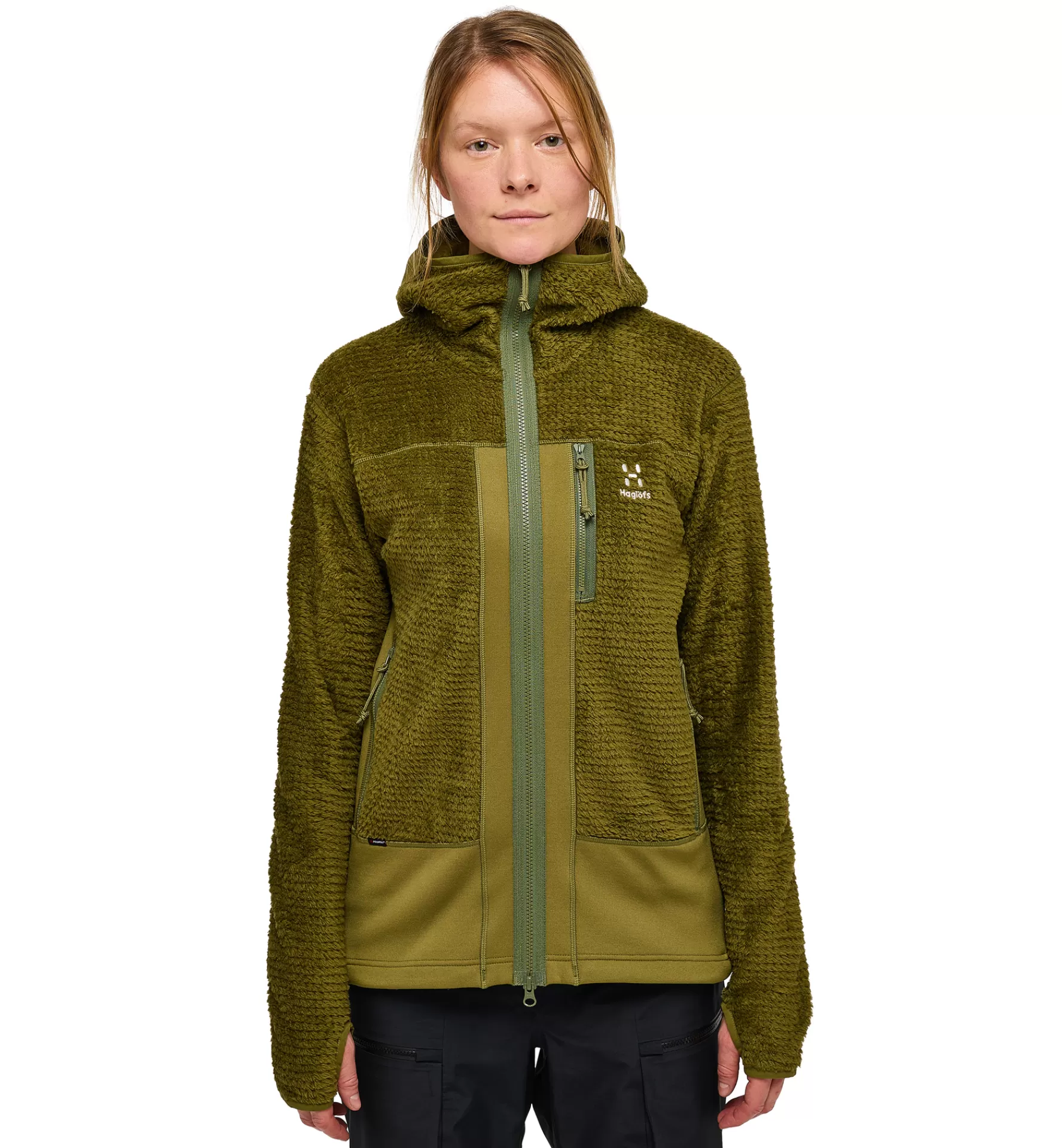 Hot Haglöfs Vassi Mid Hood Women Olive Green