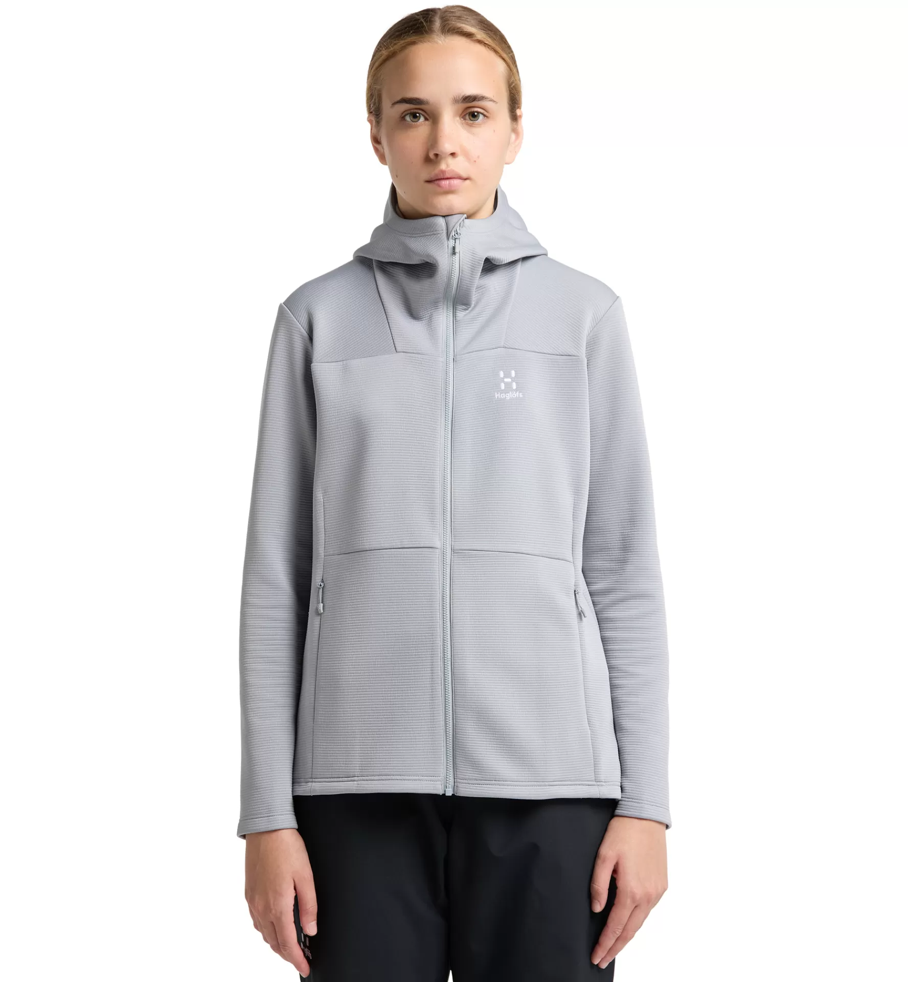 Sale Haglöfs Willow Mid Hood Women Concrete