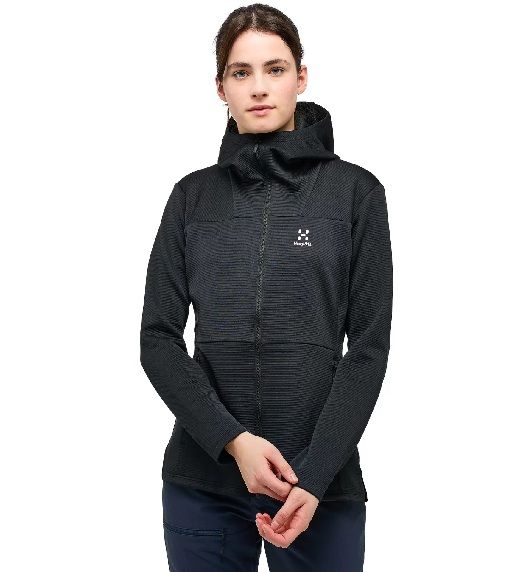 Best Sale Haglöfs Willow Mid Hood Women True Black