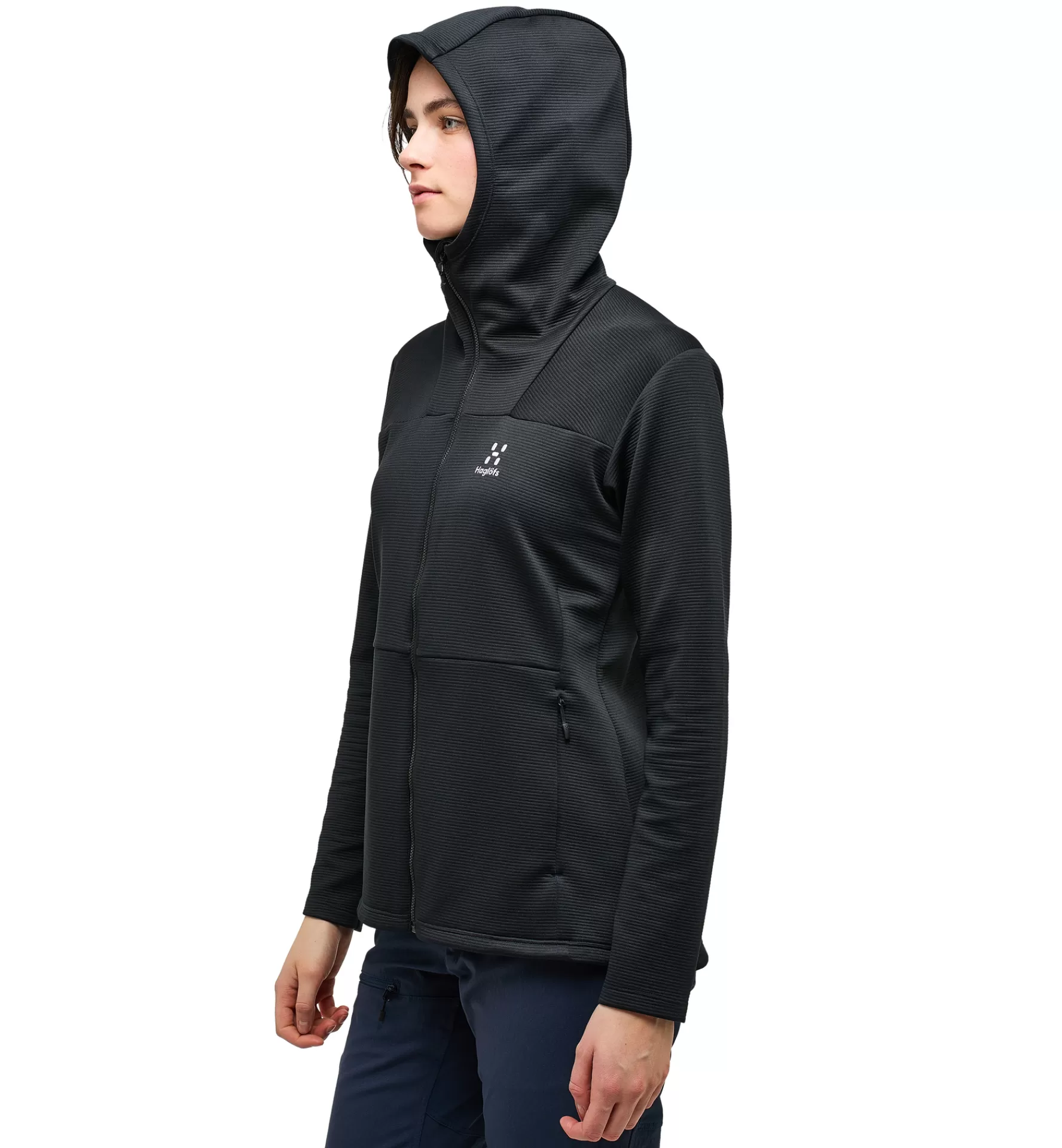 Best Sale Haglöfs Willow Mid Hood Women True Black